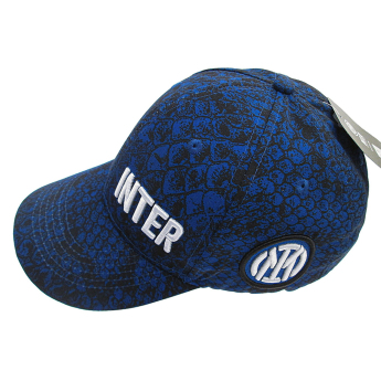 Inter Milan czapka baseballówka navy text