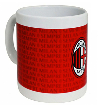 AC Milan kubek Crest red