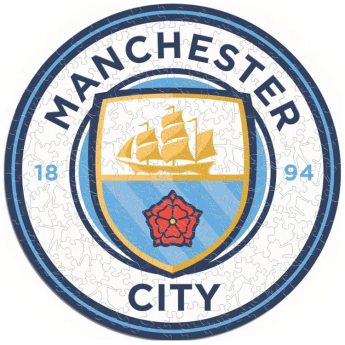 Manchester City puzzle drewniane Crest 500 pcs