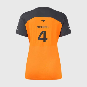 McLaren Honda koszulka damska Lando Norris official Teamline Replica orange F1 Team 2025