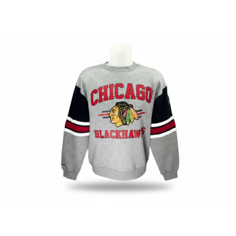 Chicago Blackhawks męska bluza z kapturem All Over Crew 4.0 Current Logo