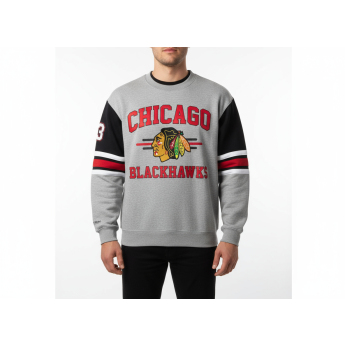 Chicago Blackhawks męska bluza z kapturem All Over Crew 4.0 Current Logo