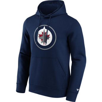 Winnipeg Jets męska bluza z kapturem Primary Logo Graphic navy
