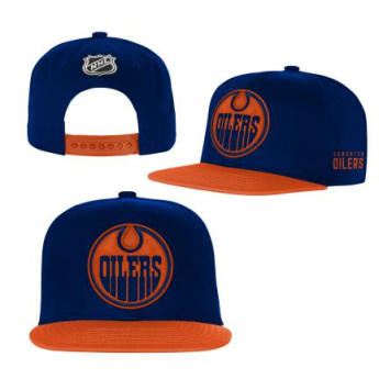 Edmonton Oilers dziecięca czapka flat Essentials Flatbrim Snapback