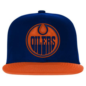 Edmonton Oilers dziecięca czapka flat Essentials Flatbrim Snapback