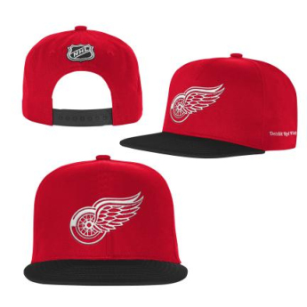 Detroit Red Wings dziecięca czapka flat Essentials Flatbrim Snapback