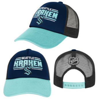 Seattle Kraken dziecięca czapka flat Essentials Snapback Trucker