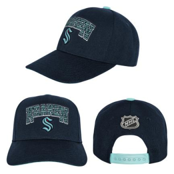 Seattle Kraken dziecięca czapka flat Essentials Procrown