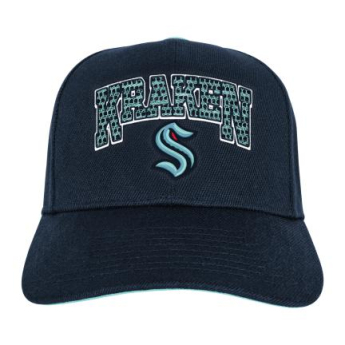 Seattle Kraken dziecięca czapka flat Essentials Procrown