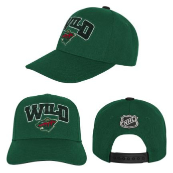 Minnesota Wild dziecięca czapka flat Essentials Procrown