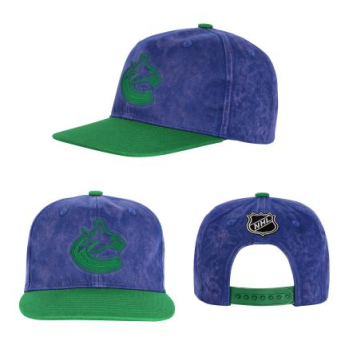 Vancouver Canucks dziecięca czapka flat True Retro Deadstock Snapback