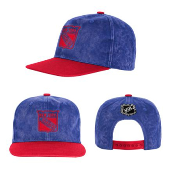 New York Rangers dziecięca czapka flat True Retro Deadstock Snapback
