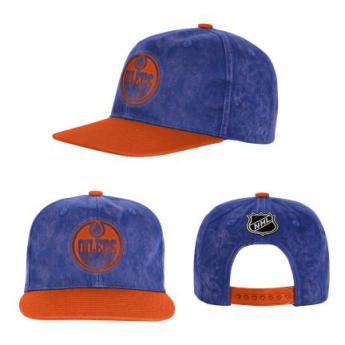 Edmonton Oilers dziecięca czapka flat True Retro Deadstock Snapback