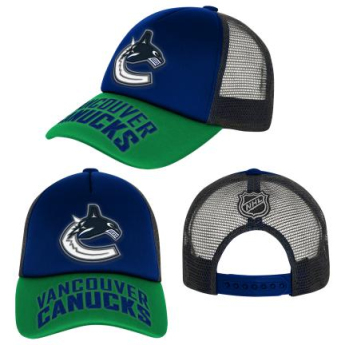 Vancouver Canucks dziecięca czapka baseballowa True Retro Meshback Trucker
