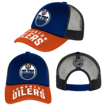 Edmonton Oilers dziecięca czapka baseballowa True Retro Meshback Trucker
