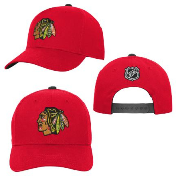 Chicago Blackhawks dziecięca czapka baseballowa Precurved Snap