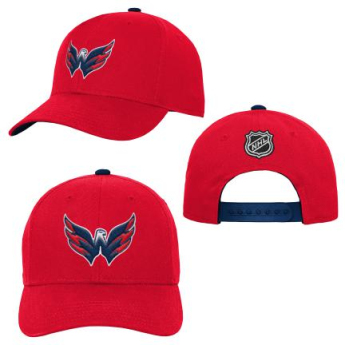Washington Capitals dziecięca czapka baseballowa Precurved Snap