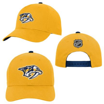 Nashville Predators dziecięca czapka baseballowa Precurved Snap
