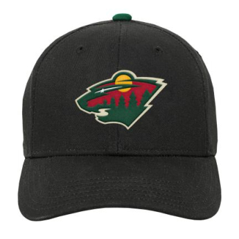 Minnesota Wild dziecięca czapka baseballowa Precurved Snap