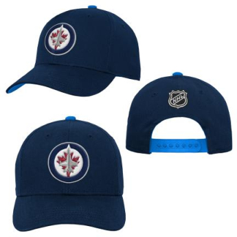 Winnipeg Jets dziecięca czapka baseballowa Precurved Snap