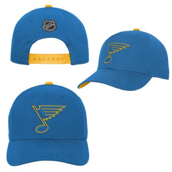 St. Louis Blues dziecięca czapka baseballowa Precurved Snap