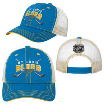 St. Louis Blues dziecięca czapka baseballowa Lockup Meshback Adj.