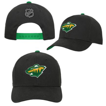 Minnesota Wild dziecięca czapka baseballowa 3Rd Jersey Precurved Snap