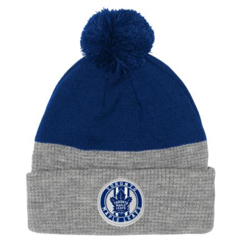 Toronto Maple Leafs czapka zimowa dziecięca Draft Cuffed Beanie With Pom