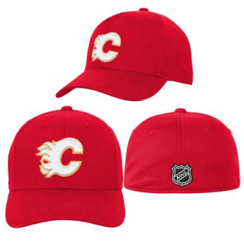 Calgary Flames dziecięca czapka baseballowa Structured Flex