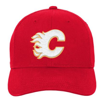 Calgary Flames dziecięca czapka baseballowa Structured Flex
