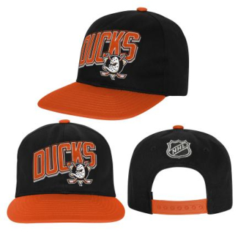 Anaheim Ducks dziecięca czapka flat Essentials Deadstock Snapback