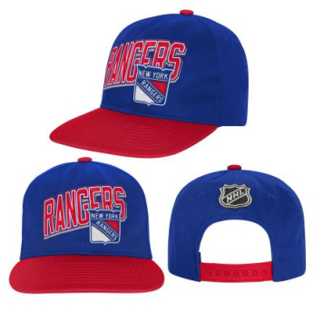 New York Rangers dziecięca czapka flat Essentials Deadstock Snapback