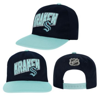Seattle Kraken dziecięca czapka flat Essentials Deadstock Snapback