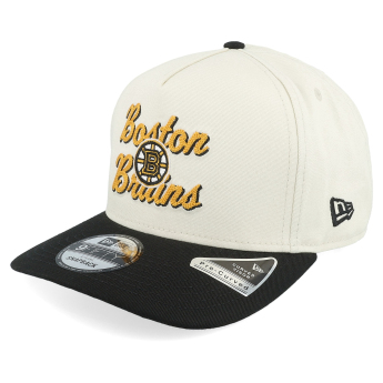 Boston Bruins czapka baseballówka New Era 950AF Chainstitch white