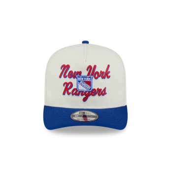 New York Rangers czapka baseballówka New Era 950AF Chainstitch white