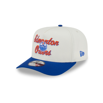 Edmonton Oilers czapka baseballówka New Era 950AF Chainstitch white