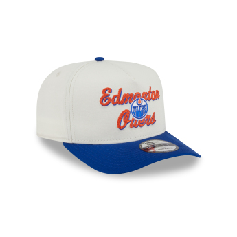 Edmonton Oilers czapka baseballówka New Era 950AF Chainstitch white