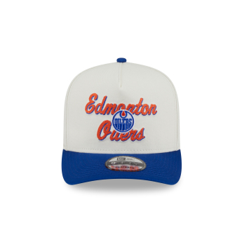 Edmonton Oilers czapka baseballówka New Era 950AF Chainstitch white
