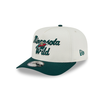 Minnesota Wild czapka baseballówka New Era 950AF Chainstitch white
