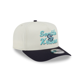 Seattle Kraken czapka baseballówka New Era 950AF Chainstitch white