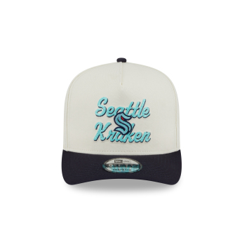 Seattle Kraken czapka baseballówka New Era 950AF Chainstitch white