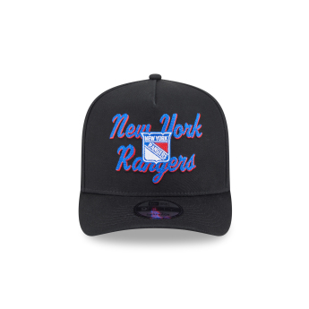 New York Rangers czapka baseballówka New Era 950AF Chainstitch black