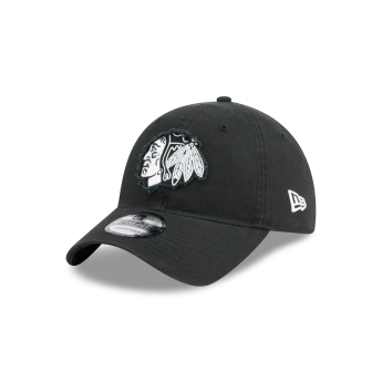 Chicago Blackhawks czapka baseballówka New Era 920 Stamp balck