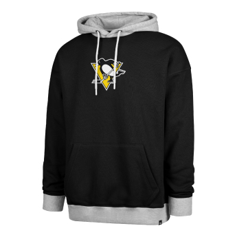 Pittsburgh Penguins męska bluza z kapturem 47 Patch Drop Shoulder Hood black