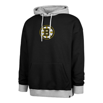 Boston Bruins męska bluza z kapturem 47 Patch Drop Shoulder Hood black