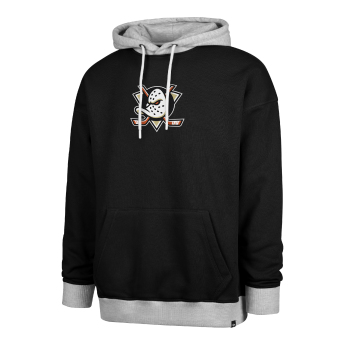 Anaheim Ducks męska bluza z kapturem 47 Patch Drop Shoulder Hood black