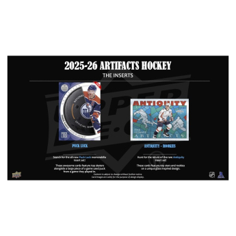NHL pudełka karty hokejowe NHL 2025-26 Upper Deck Artifacts Hockey Hobby Box