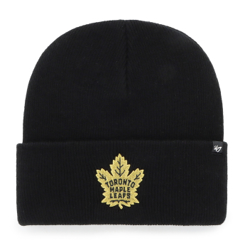 Toronto Maple Leafs czapka zimowa Haymaker Metallic 47 Cuff Knit Black