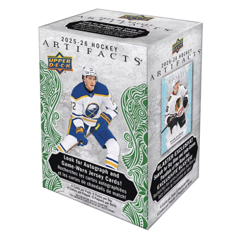 NHL pudełka karty hokejowe NHL 2025-26 Upper Deck Artifacts Blaster Box
