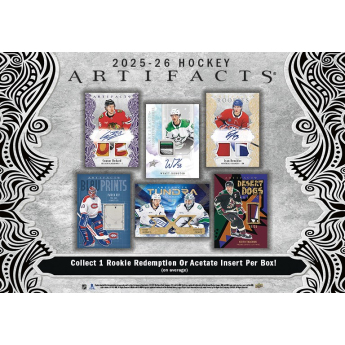 NHL pudełka karty hokejowe NHL 2025-26 Upper Deck Artifacts Blaster Box